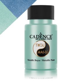 Cadence TM-11 Mavi Yeşil Twin Magic Metalik Boya
