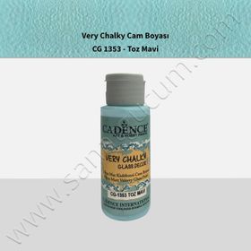 Cadence Toz Mavi Very Chalky Enamel Cam 59ml Seramik Boya