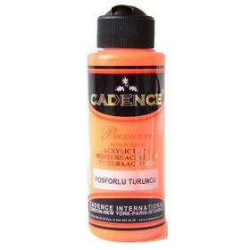Cadence Turuncu 120 ml Fosforlu Akrilik Boya
