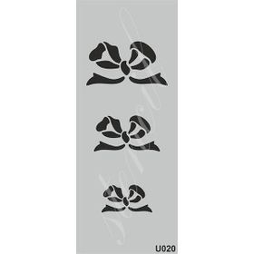 Cadence U020 10X25 cm Siyah Stencil Boyama Şablonu