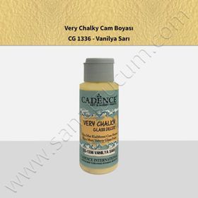 Cadence Vanilya Sarı Very Chalky Enamel Cam 59ml Seramik Boya