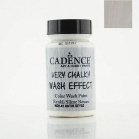 Cadence Very Chalky Wash Efekt Boya 90ml Antik Beyaz Gümüş