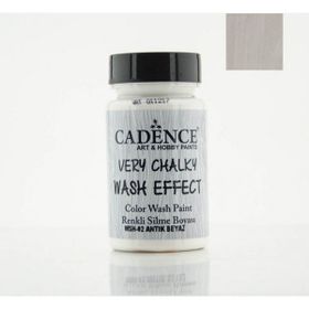 Cadence Very Chalky Wash Efekt Boya 90ml Antik Beyaz Gümüş