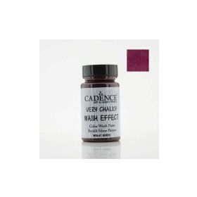 Cadence Very Chalky Wash Efekt Boya 90ml Bordo