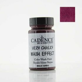 Cadence Very Chalky Wash Efekt Boya 90ml Bordo
