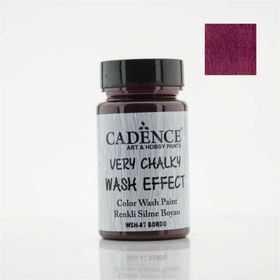 Cadence Very Chalky Wash Efekt Boya 90ml Bordo
