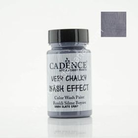 Cadence Very Chalky Wash Efekt Boya 90ml KoyuGri