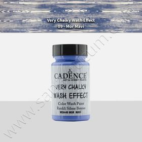 Cadence Very Chalky Wash Efekt Boya 90ml Mavi