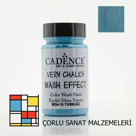 Cadence Very Chalky Wash Efekt Boya 90ml Turkuaz Koyu Turkuaz