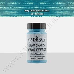 Cadence Very Chalky Wash Efekt Boya 90ml Turkuaz Koyu Turkuaz