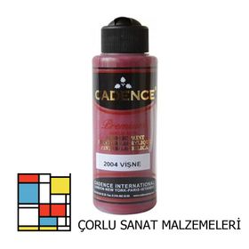 Cadence Vişne Su Bazlı 120 ml Ahşap Akrilik Boya