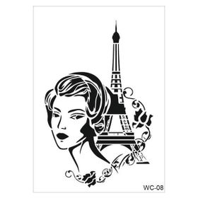 Cadence WC-08 21x30 cm Stencil Şablon