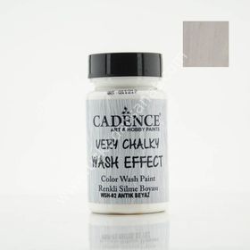 Cadence WSH02 Antik Beyaz 90 ml Wash Effect Renkli Silme Boya