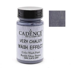 Cadence WSH11 Koyu Arduvaz Gri 90 ML Wash Efekt Renkli Silme Boya