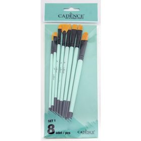 Cadence Yağlı ve Akrilik Boya 8'li Fırça