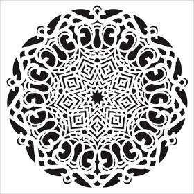 Cadence YDS-009 35x35 Dantel Stencil