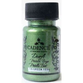 Cadence Yeşil Dora 50ml Metalik Boya