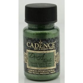 Cadence Yeşil Dora Metalik 50ml Kumaş Boyası