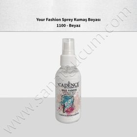 Cadence Your Fashion 100 ml 1100 Beyaz Sprey Kumaş Boyası