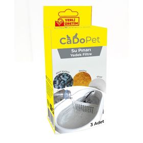 Cado Pet 3'lü Su Pınarı Kartuşu