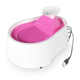 Cado Pet Pembe 2 lt 5 V Kedi Köpek Su Pınarı Şelale