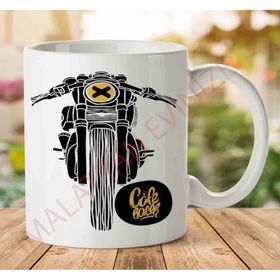 Cafe Racer Draft Baskılı Kupa