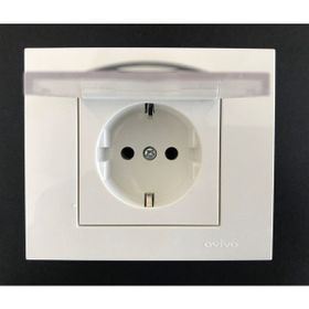 Çağatay Elektrik Ovivo Grano Beyaz Kapaklı Topraklı Priz Mekanizma