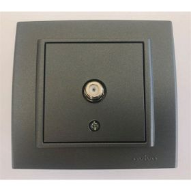 Çağatay Elektrik Ovivo Mina Füme F Tip Uydu Tv Prizi Mekanizma