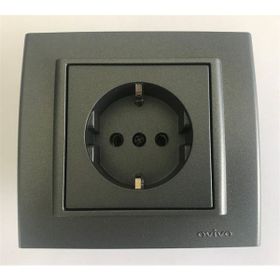Çağatay Elektrik Ovivo Mina Füme Topraklı Priz Mekanizma