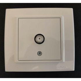 Çağatay Elektrik Ovivo Mina Krem F Tip Uydu Tv Prizi Mekanizma