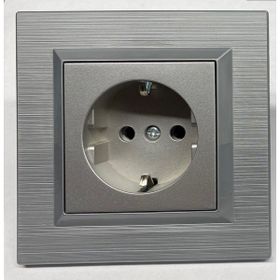 Çağatay Elektrik Ovivo Quantum Gümüş Gümüş Mekanizma+Çerçeve Topraklı Priz