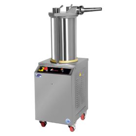 Çağdaş 220 Watt Makina HSD-240350 Komple Paslanmaz 550 Kg Saat Hidrolik Sucuk Dolum Makinesi