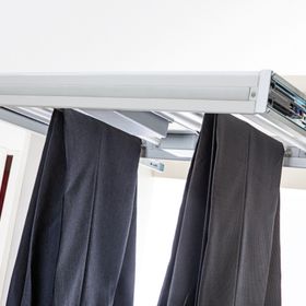 Çağdaş A19 75 cm Tavan Bağlantılı Alüminyum Gardrop Raylı Pantalonluk
