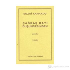 Çağdaş Batı Düşüncesinden Çeviriler - Sezai Karakoç