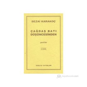 Çağdaş Batı Düşüncesinden Çeviriler - Sezai Karakoç