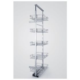 Çağdaş BTF14 110-125 cm 30 cm 4'lü Tandem Frenli Mutfak Kiler Sepeti