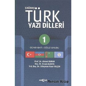 Çağdaş Türk Yazı Dilleri 1 Güneybatı - Oğuz Grubu - Ercan Alkaya Ahmet Buran S. Kaan Yalçın