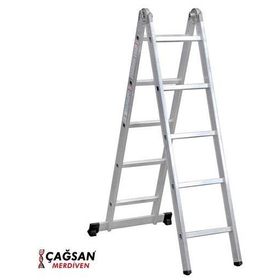 Çağsan 2x5 Basamaklı Katlanır Alüminyum Merdiven