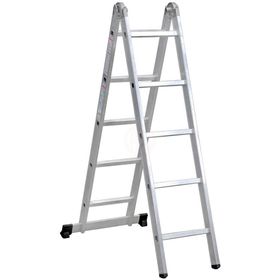 Çağsan 2x5 Basamaklı Katlanır Alüminyum Merdiven