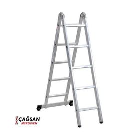 Çağsan 2x5 Basamaklı Katlanır Alüminyum Merdiven