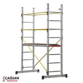 Çağsan 6 Basamaklı Platform Merdiven