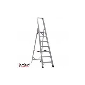 Çağsan 6+1 Basamaklı Alesta Profesyonel Alüminyum Merdiven