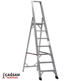 Çağsan 6+1 Basamaklı Alesta Profesyonel Alüminyum Merdiven