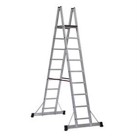Çağsan 8+1 Basamaklı A Tipi Platformlu Alüminyum Merdiven
