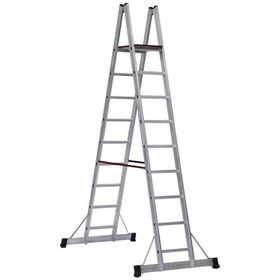 Çağsan 8+1 Basamaklı A Tipi Platformlu Alüminyum Merdiven