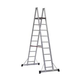 Çağsan 8+1 Basamaklı A Tipi Platformlu Alüminyum Merdiven