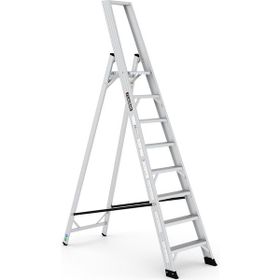 Çağsan Alesta Alüminyum 7+1 Basamaklı Katlanabilir İş Profesyonel Merdiven