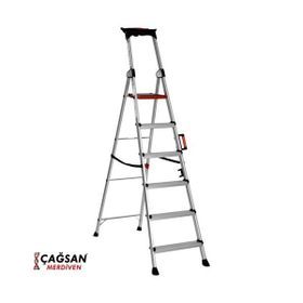 Çağsan AO118-106 5+1 Basamaklı Hazar Profesyonel Alüminyum Merdiven
