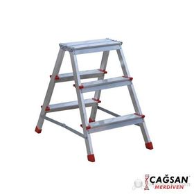 Çağsan OL3 3 Basamaklı Olimpos Çift Çıkışlı Alüminyum Merdiven