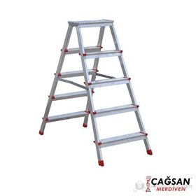 Çağsan OL5 5 Basamaklı Olimpos Çift Çıkışlı Alüminyum Merdiven